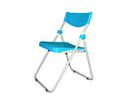 塑鋼折合椅藍色